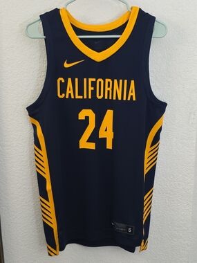 Nike California Basketball Jersey - Navy and Gold